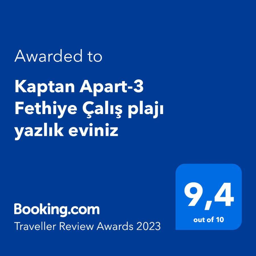 Kaptan Apart-3 Fethiye Calis Plaji Yazlik Eviniz Διαμέρισμα Εξωτερικό φωτογραφία